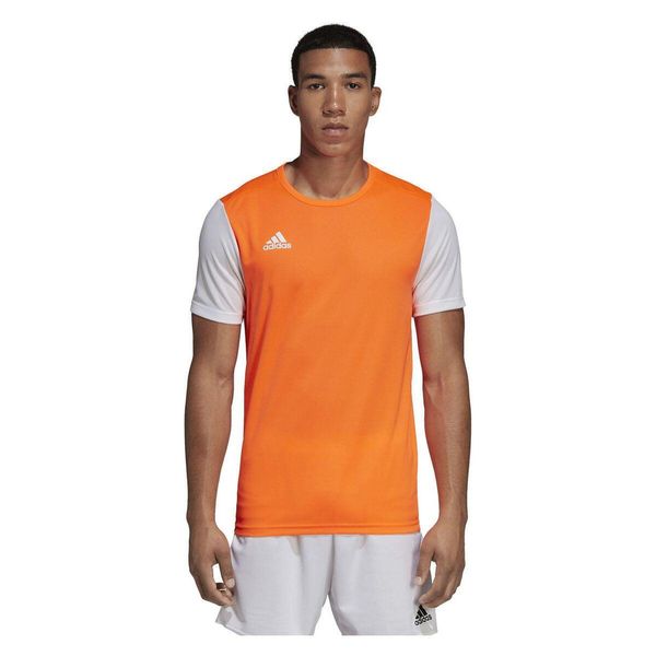 Koszulka piłkarska adidas Estro 19 JSY. Białe t-shirty sportowe męskie Adidas, m, z jersey, bez ramiączek, do piłki nożnej. Za 52.00 zł.