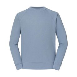 Męska Klasyczna Bluza Raglanowa. Niebieskie bluzy bez kaptura męskie Fruit of the Loom, m. Za 64.99 zł.