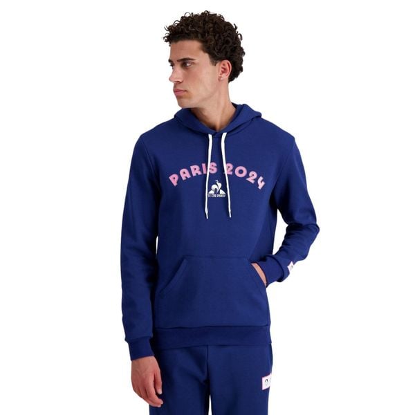 Bluza z kapturem Le Coq Sportif Graphic Paris 2024 N°2. Niebieskie bluzy z kapturem męskie Le Coq Sportif, m. W wyprzedaży za 278.55 zł.