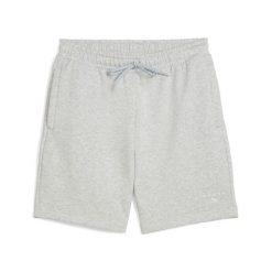 Męskie szorty dresowe PUMA × HYROX PUMA Light Gray Heather. Czarne szorty męskie Puma, z dresówki, bez kołnierzyka. Za 279.00 zł.