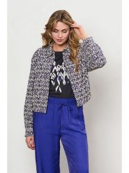 &Co Woman Kurtka "Paloma" w kolorze czarno-niebieskim rozmiar: M. Czarne kurtki damskie &Co Woman, m, bez wzorów, bez kaptura. Za 402.20 zł.