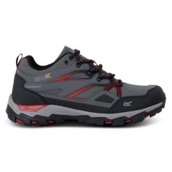 Buty trekkingowe męskie Holcombe 3 niskie. Czerwone buty trekkingowe męskie Regatta, z syntetyku, bez zapięcia, trekkingowe. W wyprzedaży za 249.99 zł.