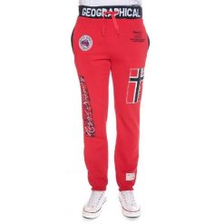 Spodnie dresowe Geographical Norway MYER RED DB MEN 317 czerwony męska. Czerwone spodnie dresowe męskie Geographical Norway, na lato, bez wzorów, z dresówki. Za 119.00 zł.