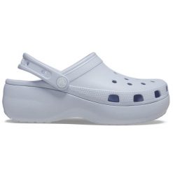 Klapki damskie Crocs CLASSIC PLATFORM CLOG. Białe klapki damskie Crocs, bez wzorów, bez obcasa. Za 310.25 zł.