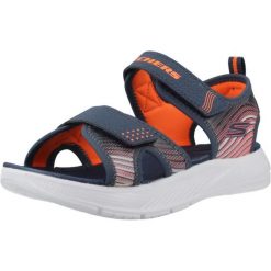 Sandały SKECHERS MICROSPEC-SPLASH Niebieski. Czarne obuwie trekkingowe damskie Skechers. Za 179.00 zł.