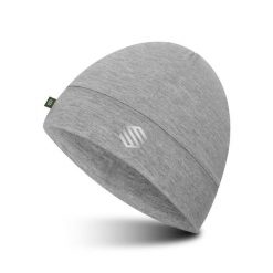 Czapka do biegania Fitness Siroko Helios Melange Gray. Szare czapki męskie SIROKO, bez wzorów, z tkaniny, sportowe. Za 127.00 zł.