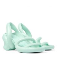 Camper Sandały "Kobarah" w kolorze turkusowym na obcasie rozmiar: 39. Niebieskie sandały damskie Camper, bez wzorów, bez obcasa, na koturnie. Za 239.99 zł.