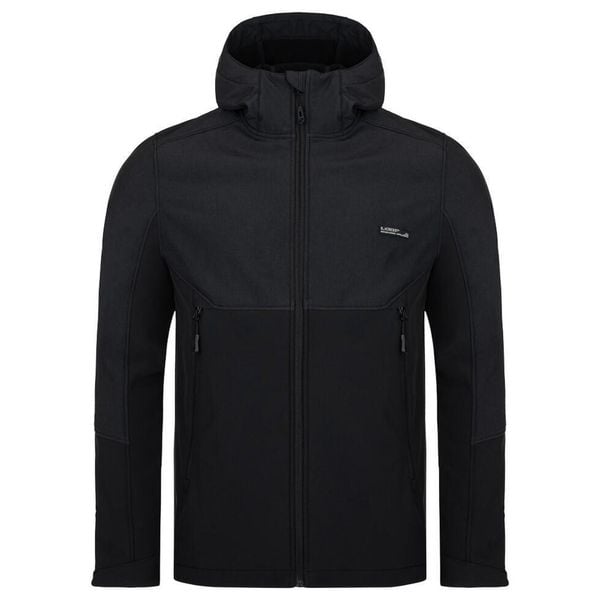 Męska kurtka softshell Loap Lupp czarna. Czarne kurtki męskie YOA, m, bez wzorów, z softshellu, sportowe, bez kaptura. Za 347.99 zł.
