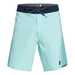 Spodenki kąpielowe męskie Quiksilver Highlite Arch 19. Niebieskie kąpielówki męskie Quiksilver, m, bez wzorów, z elastanu, do pływania. W wyprzedaży za 155.00 zł.