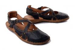 Josef Seibel ROSALIE 13 79513 95 530 ocean, sandały damskie. Niebieskie sandały damskie Josef Seibel, bez wzorów, ze skóry, bez obcasa. Za 309.90 zł.