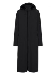 Ilse Jacobsen Płaszcz przeciwdeszczowy w kolorze czarnym rozmiar: 34. Czarne kurtki przeciwdeszczowe damskie Ilse Jacobsen, bez wzorów, sportowe. Za 261.67 zł.