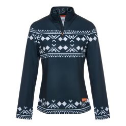 Bluza narciarska Damska Gareth & Lucas The One Hundred and Thirteen. Białe bluzy bez kaptura damskie GARETH & LUCAS, z elastanu. Za 229.99 zł.