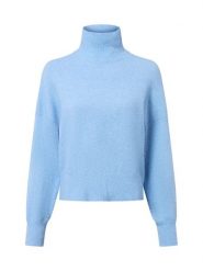 Samsøe Samsøe Sweter z dzianiny z zawartością alpaki - Nola Kobiety niebieski, XS. Niebieskie golfy damskie Samsoe & Samsoe, xs, bez wzorów, z dzianiny, bez ramiączek. Za 429.95 zł.
