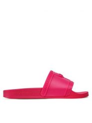 KARL LAGERFELD Klapki KL80919 Różowy. Czerwone klapki damskie Karl Lagerfeld, bez wzorów, z tworzywa sztucznego, bez obcasa. Za 449.99 zł.