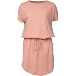 Damska sukienka Loap Bugatela Pnk Pink. Brązowe sukienki damskie LOOP, xs, bez wzorów, z materiału, sportowe, bez kołnierzyka, bez ramiączek, sportowe. Za 182.99 zł.