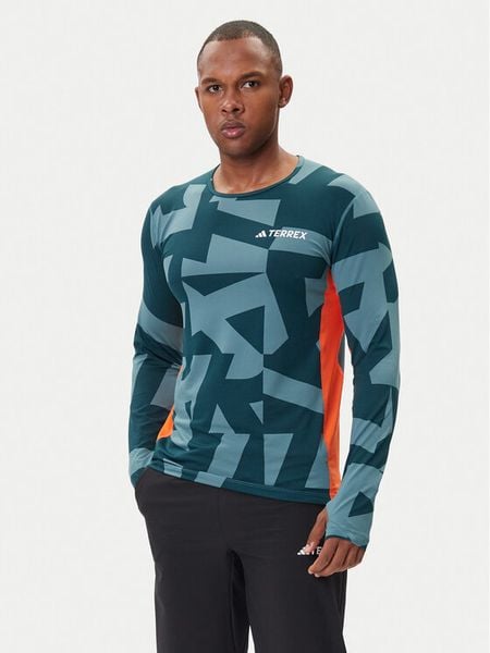 Adidas Bielizna termoaktywna górna Multi Synthetic Base Layer JP2756 Zielony Regular Fit. Zielona bielizna termoaktywna męska Adidas, m, bez wzorów, z syntetyku. Za 149.99 zł.