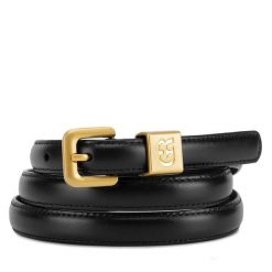 Pasek Damski GINO ROSSI. Czarne paski damskie Gino Rossi, bez wzorów. Za 99.99 zł.