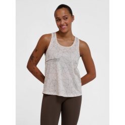 Damski tank top Hummel Court Aop Light Weight. Szare topy damskie HUMMEL, bez wzorów, bez kołnierzyka. Za 132.50 zł.