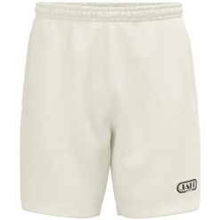 Szorty Jako Wardrobe. Niebieskie szorty męskie Jako, z tkaniny, bez kołnierzyka. Za 345.50 zł.