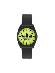 Adidas Zegarek AO Street Project Two AOST25549 Czarny. Czarne, analogowe zegarki męskie Adidas. Za 349.99 zł.