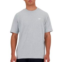 Koszulka sportowa męska New Balance MT41509AG. Szare t-shirty sportowe męskie New Balance, m, z bawełny, bez ramiączek. Za 206.00 zł.