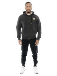 Bluza z kaptur na co dzień na siłownię. Szare bluzy sportowe męskie LEONE 1947 APPAREL, s, z dresówki. Za 437.84 zł.