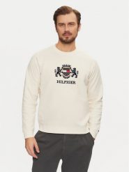 Tommy Hilfiger Bluza Icon MW0MW38349 Écru Regular Fit. Bluzy bez kaptura męskie Tommy Hilfiger, l, z bawełny. Za 339.99 zł.