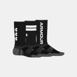 Skarpety sportowe Under Armour Performance Tech długie (3-PAK). Czarne skarpetki damskie Under Armour, bez wzorów. Za 65.04 zł.