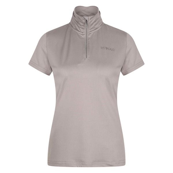 Damska koszulka do jazdy konnej HV Polo Lumiere. Szare bluzki damskie HV POLO, bez wzorów, sportowe, bez kołnierzyka, bez ramiączek. Za 251.50 zł.