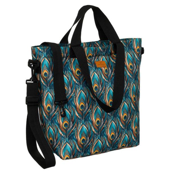 Stylowa torba shopper damska na zakupy - Rovicky. Shopper bag damskie ROVICKY, bez wzorów, na ramię, duże, bez dodatków. Za 49.99 zł.