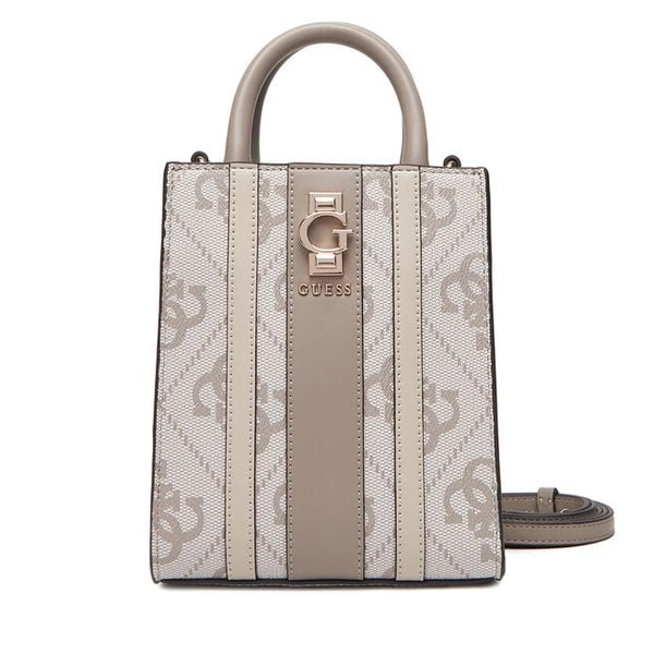 Torebka Guess. Brązowe torebki klasyczne damskie Guess, z aplikacjami, bez dodatków. Za 339.99 zł.