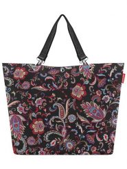 Reisenthel Shopper bag "XL" w kolorze czarnym ze wzorem - 68 x 45,5 x 20 cm rozmiar: onesize. Czarne shopper bag damskie Reisenthel, bez wzorów, z materiału, na ramię, bez dodatków. Za 100.28 zł.