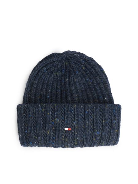 Tommy Hilfiger czapka wełniana Mężczyźni Wełna niebieski, ONE SIZE. Niebieskie czapki męskie Tommy Hilfiger, bez wzorów, z wełny, eleganckie. Za 289.95 zł.