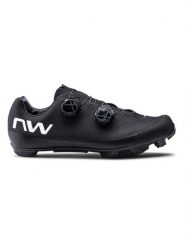 Buty rowerowe mtb gravel NORTHWAVE Extreme XCM 4 czarny. Czarne buty trekkingowe męskie Northwave, z nylonu, bez zapięcia, rowerowe. Za 849.99 zł.