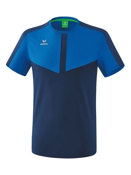 Erima Koszulka sportowa "Squad" w kolorze granatowo-niebieskim rozmiar: S. Niebieskie t-shirty sportowe męskie Erima, s, z materiału, bez ramiączek, outdoorowe. Za 32.90 zł.