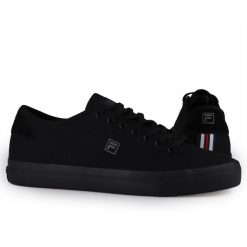 Buty męskie sportowe do chodzenia Fila TELA. Czarne buty sportowe na co dzień męskie Fila, z materiału, bez zapięcia, trekkingowe. Za 339.70 zł.