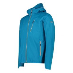 Kurtka męska turystyczna męska CMP 33A6507. Niebieskie kurtki męskie CMP, m, bez wzorów, sportowe, bez kaptura. W wyprzedaży za 349.99 zł.