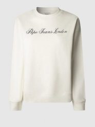 Pepe Jeans Bluza w kolorze białym rozmiar: L. Białe bluzy bez kaptura damskie Pepe Jeans, l, z jeansu. Za 114.17 zł.