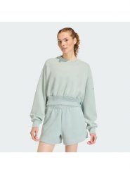 Adidas Bluza Soft Lux KA7015 Zielony Loose Fit. Zielone bluzy bez kaptura damskie Adidas, l, z syntetyku. Za 278.99 zł.