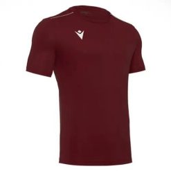 Koszulka Macron Rigel. Niebieskie t-shirty sportowe męskie Macron, l, z materiału, bez ramiączek, na fitness i siłownię. Za 101.40 zł.