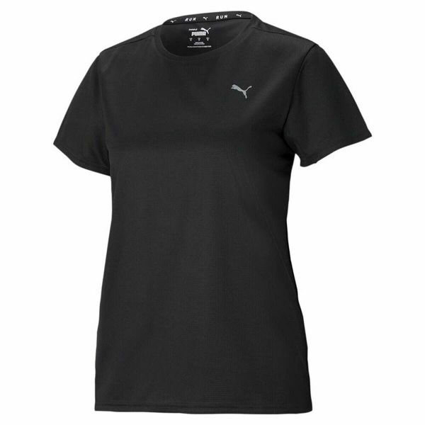 Koszulka z krótkim rękawem Damska Puma Run Favourite W. Czarne t-shirty damskie Puma, bez wzorów, bez kołnierzyka. Za 80.99 zł.