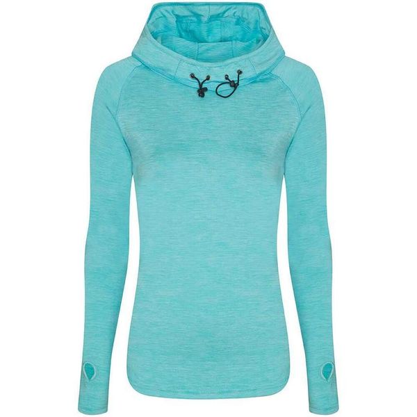 Koszulka Damska Z Dekoltem W Szpic. Niebieskie t-shirty damskie JUST COOL, bez wzorów, bez kołnierzyka. Za 157.99 zł.