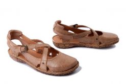 JOSEF SEIBEL 79513 95 210 Rosalie 13 natur, sandały damskie. Brązowe sandały damskie Josef Seibel, bez wzorów, ze skóry, bez obcasa. Za 254.92 zł.