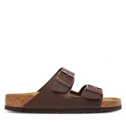 Klapki Birkenstock. Brązowe klapki i japonki męskie Birkenstock. Za 349.99 zł.