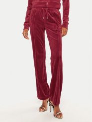 Juicy Couture Spodnie dresowe Tina JCAPW045 Czerwony Regular Fit. Czerwone spodnie dresowe damskie Juicy Couture, m, bez wzorów, z dresówki. Za 379.99 zł.