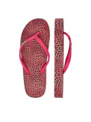 Juicy Couture Japonki 800292 Różowy. Czerwone klapki damskie Juicy Couture, bez wzorów, z syntetyku, bez obcasa. Za 79.99 zł.