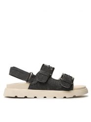 DeeZee Sandały CS6057-05 Szary. Szare sandały dziewczęce DeeZee, z materiału, bez zapięcia. Za 119.99 zł.