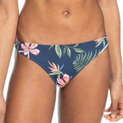 Dół od stroju kąpielowego ROXY Into The Sun. Brązowe bikini damskie Roxy, bez wzorów. Za 79.99 zł.
