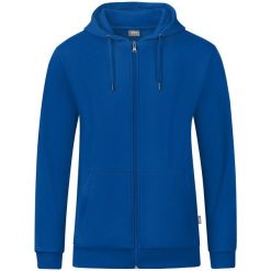 Kurtka Jako Organic. Niebieskie kurtki damskie Jako, m, bez wzorów, z bawełny, z kapturem. Za 366.00 zł.