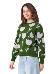 Scotch & Soda Sweter w kolorze jasnoszaro-zielonym rozmiar: M. Zielone swetry klasyczne damskie Scotch & Soda, m, z bawełny, bez kołnierzyka. Za 184.02 zł.